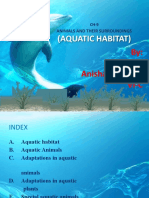 (Aquatic Habitat) : By: Anisha Banerjee Vi-C