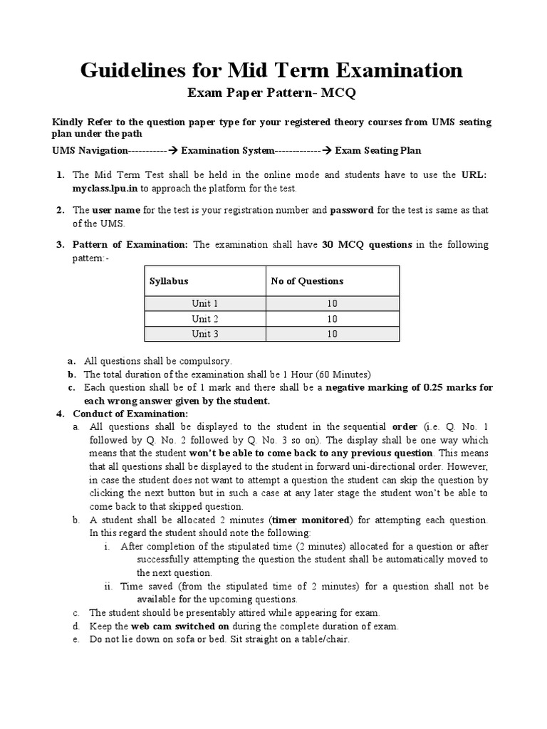 Instructions Students MCQ PDF Smartphone Software