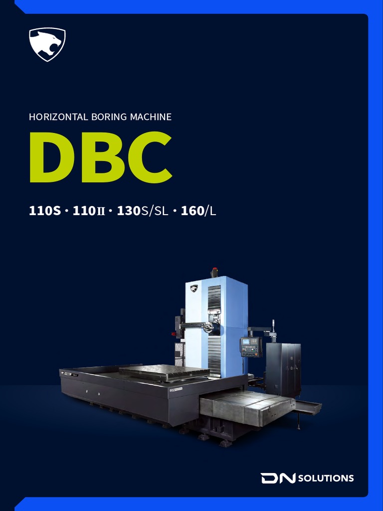 Doosan DBC Series Horizontal Boring Machines | PDF | Rotation Around A ...