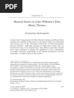 Musical Syntax in John Williams - S Film Music Themes