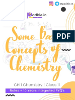 Basic concepts of chemistry class 11 notes