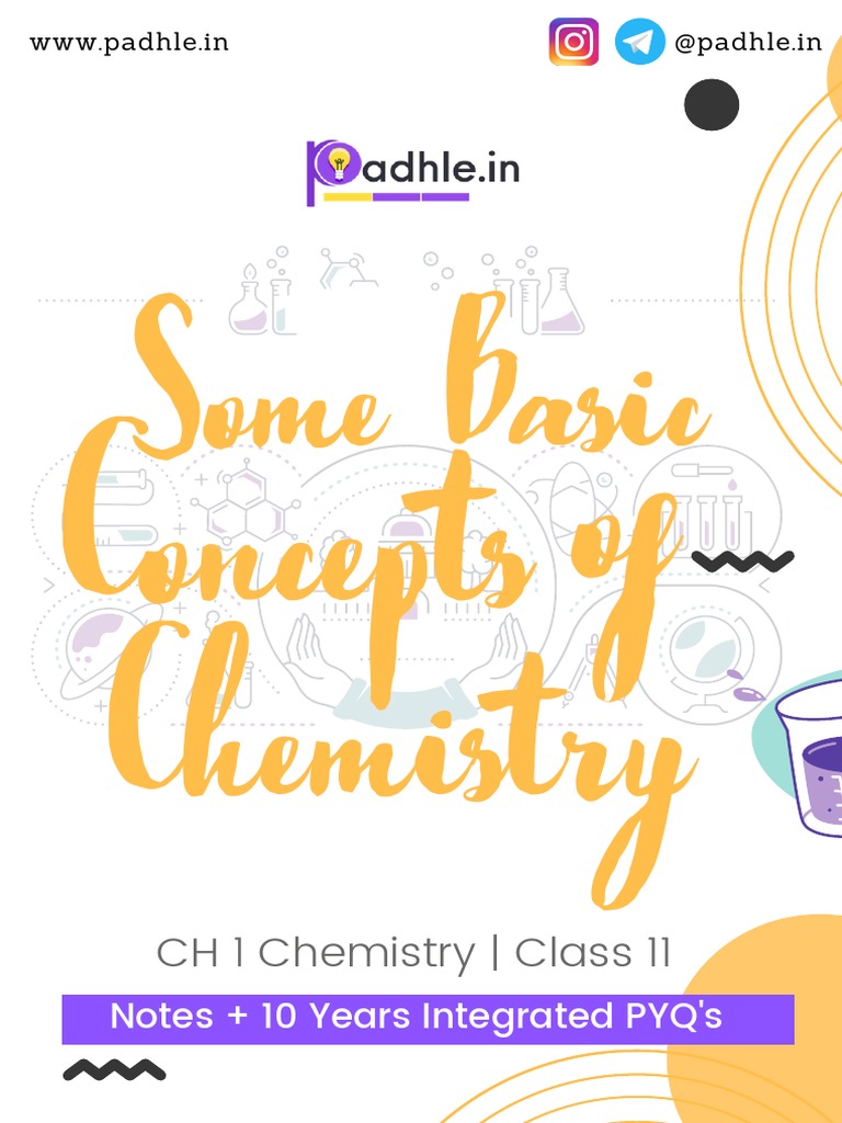 Padhle 11th - Some Basic Concepts of Chemistry | PDF | Chemical ...
