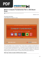 MCQ in Computer Fundamentals Part 2 ECE Board Exam