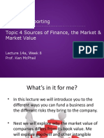 BMAN10501 Lecture 14 KJM Sources of Finance 2020