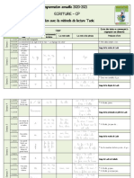 2020 2021 Programmation Ecriture P1 A P5