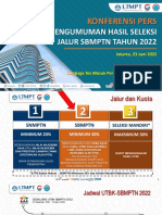 FINAL Materi Konferensi Pers Hasil SBMPTN - 23 Juni 2022