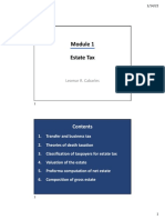 Module 1 Estate Tax