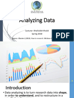 Analyzing Research Data