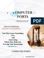 Computer Ports and Its Types