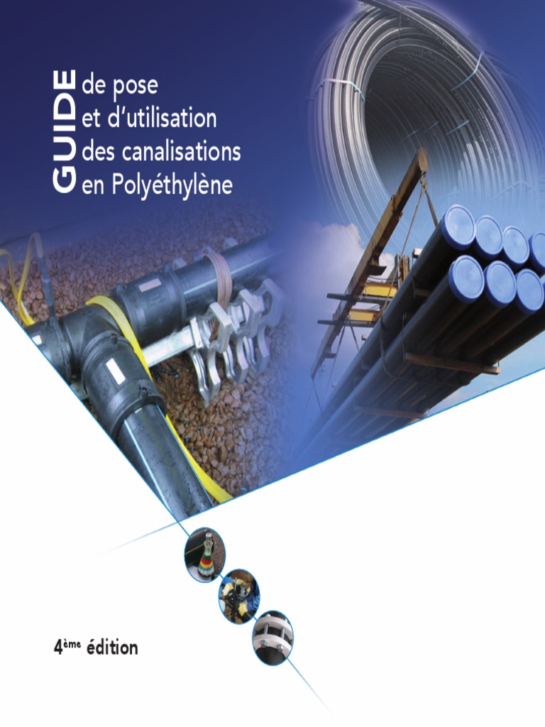 Tuyau tube polyéthylène DN63 raccordement station de relevage Eaux Chargées