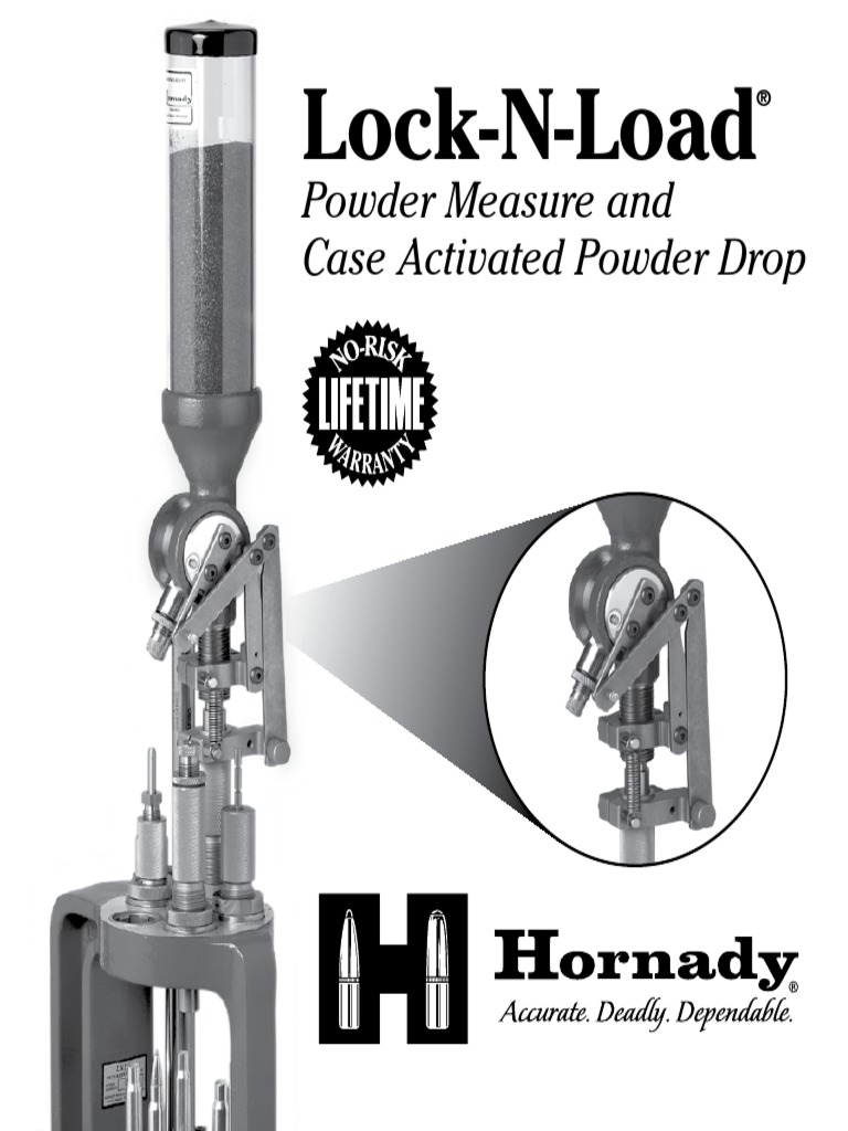 LNL Powder Measure With Case Activated Powder Drop | PDF | Screw | Caliber