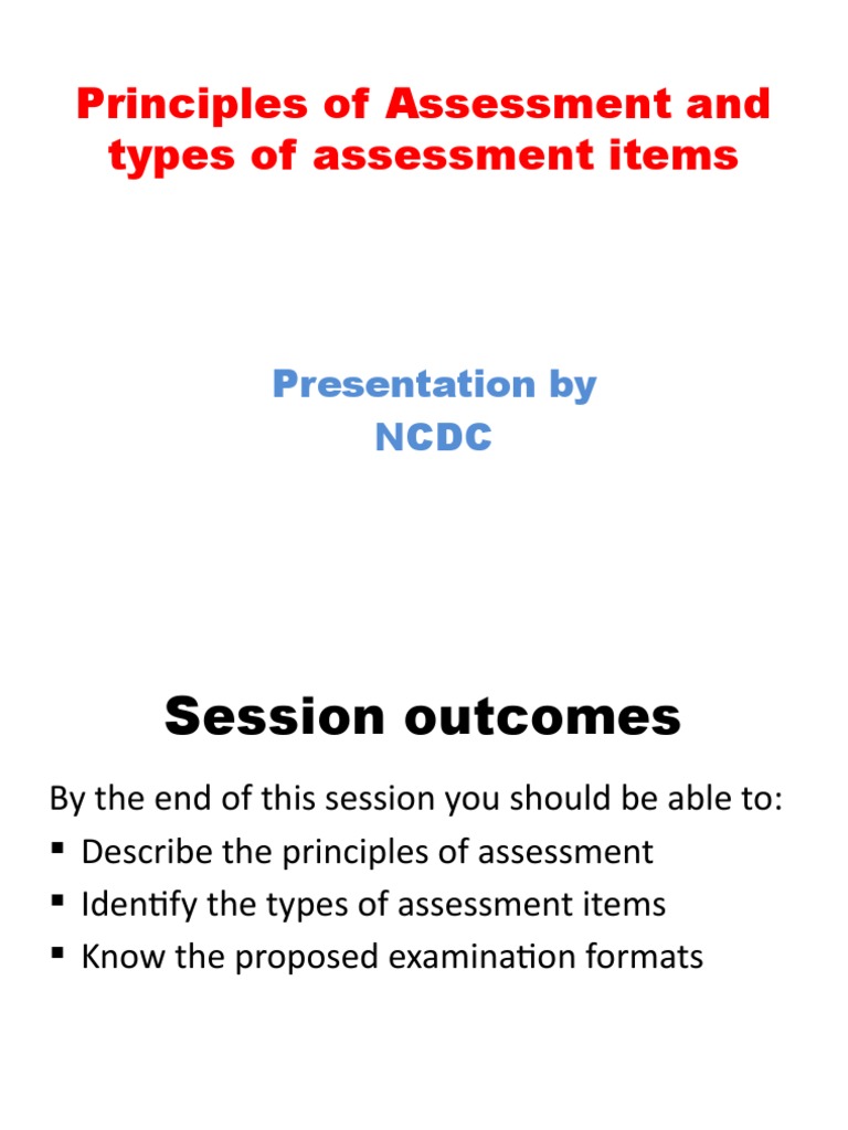 Principles of Assessment | PDF | Educational Assessment | Truth