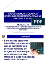 Complicações hemorrágicas na gravidez e parto