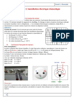 L Installation Electrique Domestique Resume de Cours 2