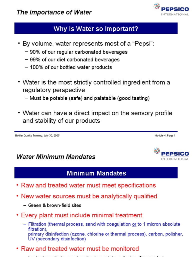 Why Is Water So Important? The Importance of Water PDF Water