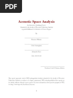 AcousticSpaceAnalysis IQP 2014-15