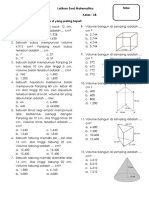 Latihan Soal Matematika