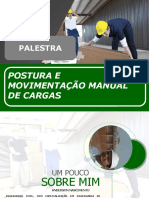 Postura e movimentação manual de cargas