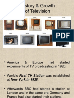 History & Growth of Television