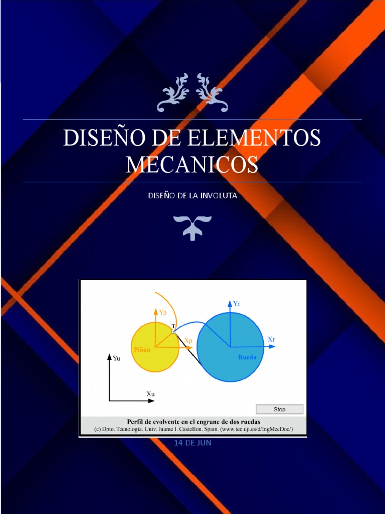 Diseño de la Involuta en Engranajes | PDF | Engranaje | Geometría