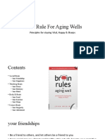 Brain Rule For Aging Wells: Principles For Staying Vital, Happy & Sharps