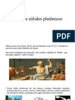 Platão e Sólidos Platônicos