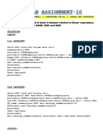 D.A Lab Assignment-10: Solution: Input: 1st DATASET