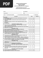 Performance Checklist (Pa)