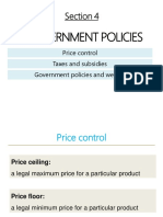 Government Policies: Section 4