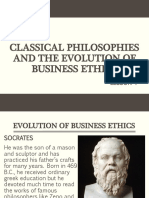 Classical Philosophies and The Evolution of Business Ethics: Lesson 4