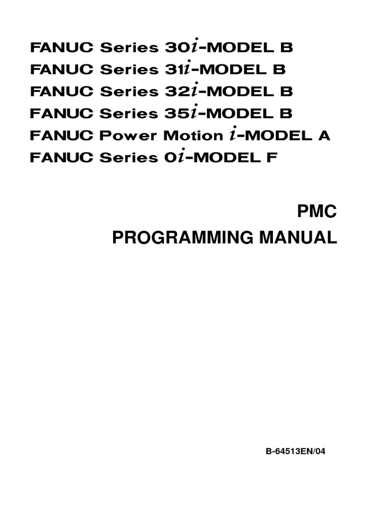 FANUC Programming Manual B-64513EN/04 | PDF | Input/Output | Subroutine