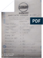 Petrol Bill May 2022