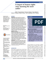 2016 Health Impact of Human Rights Testimony - Harming The Most Vulnerable