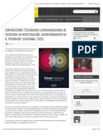 Convocatoria "Escenarios Latinoamericanos de Escritura en Investigación: Acompañamiento en El Posgrado" (Colombia, 2022) - Andrés Botero Bernal
