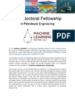 Post-Doctoral Fellowship: in Petroleum Engineering