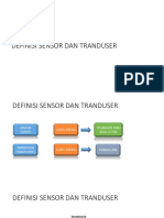 Defenisi Sensor Tranduser - Klasifikasi Sensor