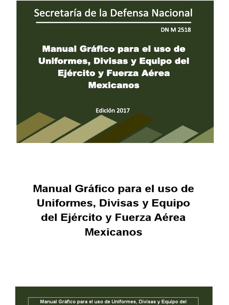 Manual Grafico para El Uso de Uniformes Divisas y Equipo Del Ejercito y Fam  | PDF | Sargento | México, image size:768x1024