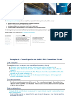 Risk Management Report Template