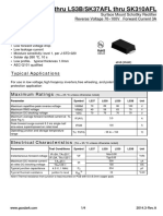 LS37 Thru LS3B/SK37AFL Thru SK310AFL: Features