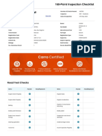 160-Point Inspection Checklist: Road Test Checks