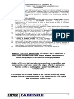 Concurso Prefeitura Almenara MG cargos efetivos