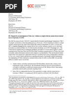 SOC Investment Group Letter Asking SEC To Investigate Tesla