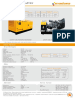 Grupo Electrógeno MP-68 de 62-68 kW con motor Perkins y alternador Stamford