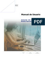 Manual de Activacion Del Dispositivo en Sistema Operativo Windows