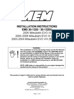 Installation Instructions EMS 30-1320 / 30-1320U