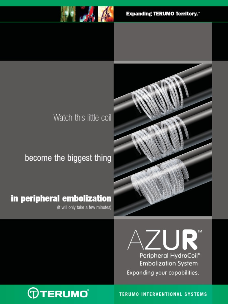 Azur™ Peripheral Hydrocoil _ AZUR™ CX Peripheral Coil System – AAMGV