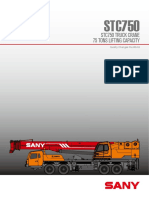 STC750 Truck Crane Technical Specs