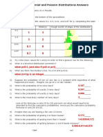 120MP Lab 2 Binomial and Poisson Distributions Answers