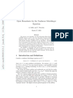 Open Boundaries For The Nonlinear SCHR Odinger Equation: 1 Introduction and Definitions