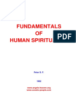 Fundamentals OF Human Spirituality: Peter D. F